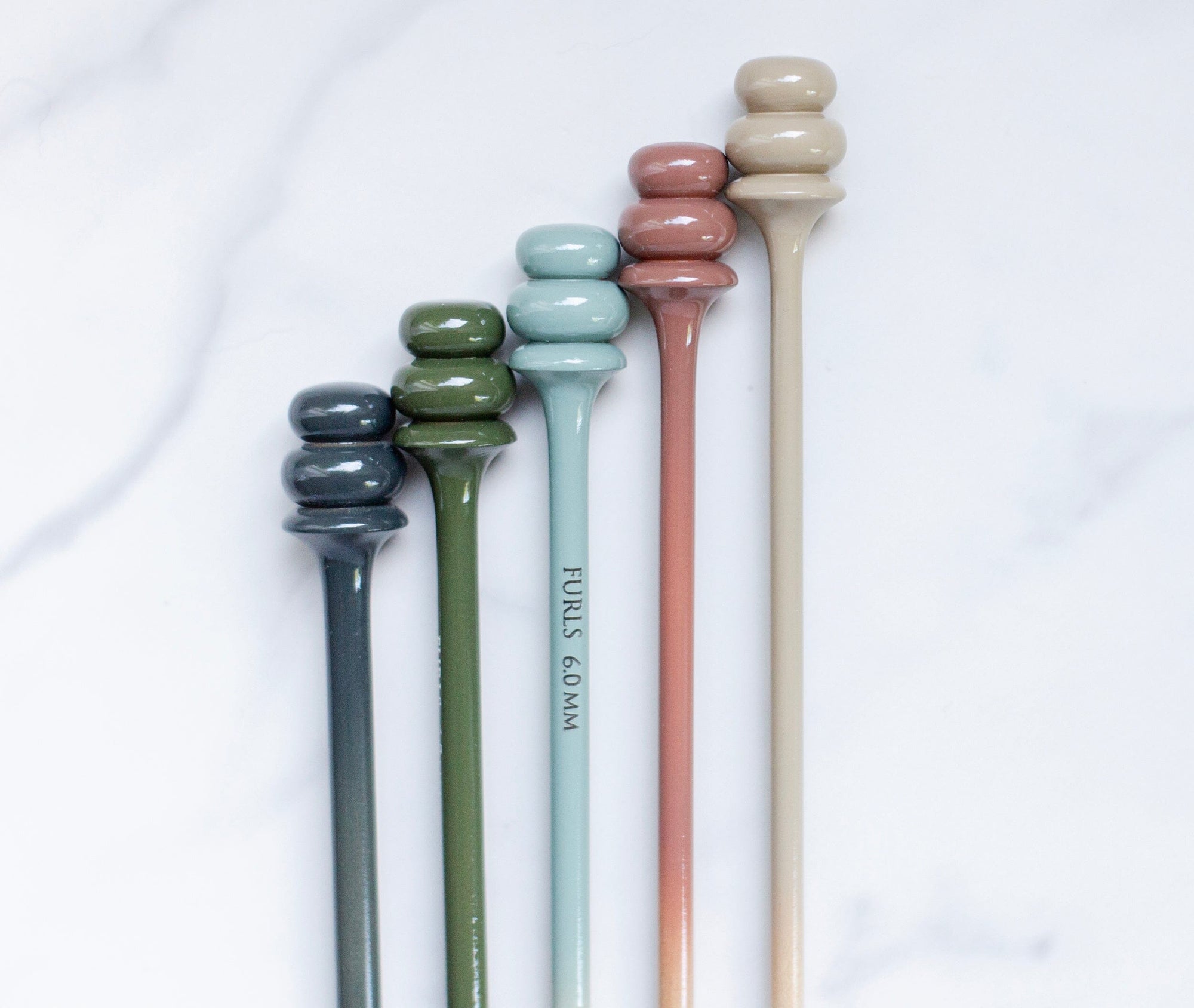 Limited Edition Tunisian Crochet Hook in Maple Ombre Tunisian Hooks FurlsCrochet 